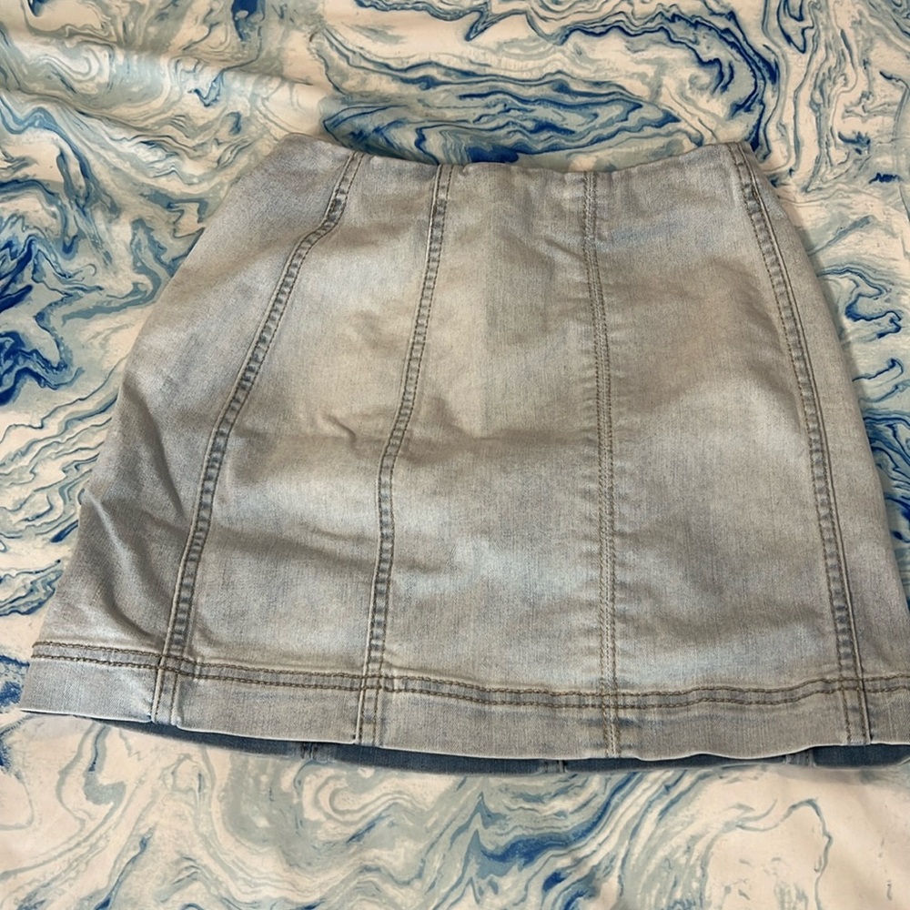 Denim Mini Skirt